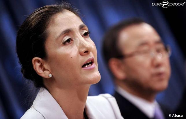 Ingrid Betancourt à l'ONU, New York
