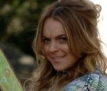 America Ferrera et Linday Lohan sur le tournage d'Ugly Betty