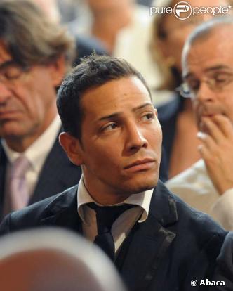 Steevy Boulay lors de la visite du pape Benoit XVI à l'Elysée 