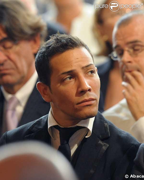 Steevy Boulay lors de la visite du pape Benoit XVI à l'Elysée 