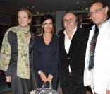 Rachida Dati, aux côtés de Nathalie Kosciusko-Morizet, de Jean-Michel Ribes et de Daniel Mesguich