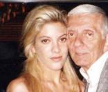Tori Spelling et son père le producteur Aaron Spelling, décédé en juin 2006