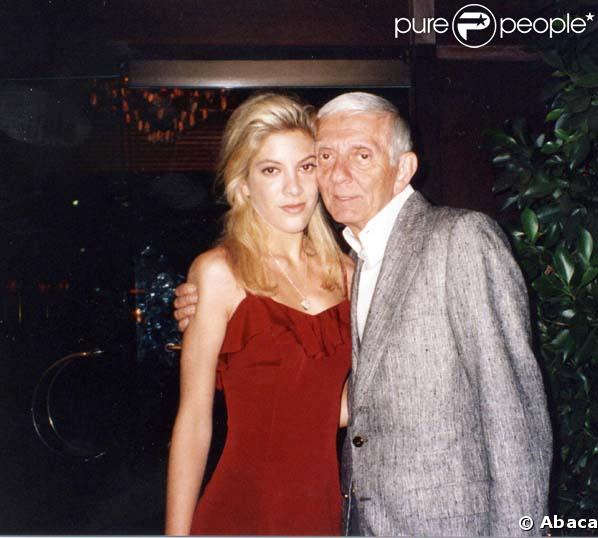 Tori Spelling et son père le producteur Aaron Spelling, décédé en juin 2006