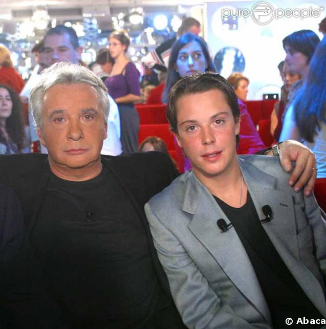 Michel Sardou et son fils Davy