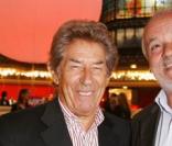 Jerôme Bonaldi et Philippe Gildas à la conférence de presse Vivolta, le 25/09/08