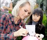 Laetitia Hallyday et Jade