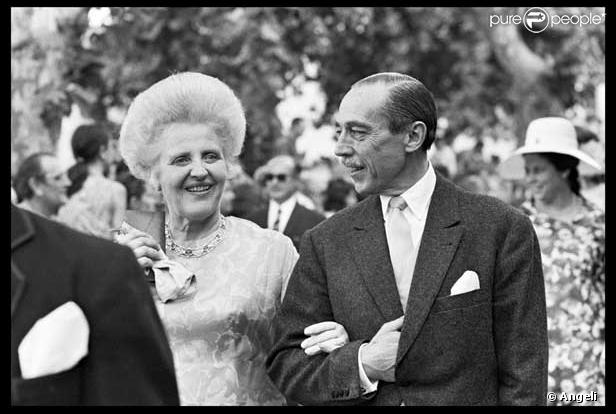 Le Comte de Paris Henri d'Orleans et son épouse Isabelle en 1969