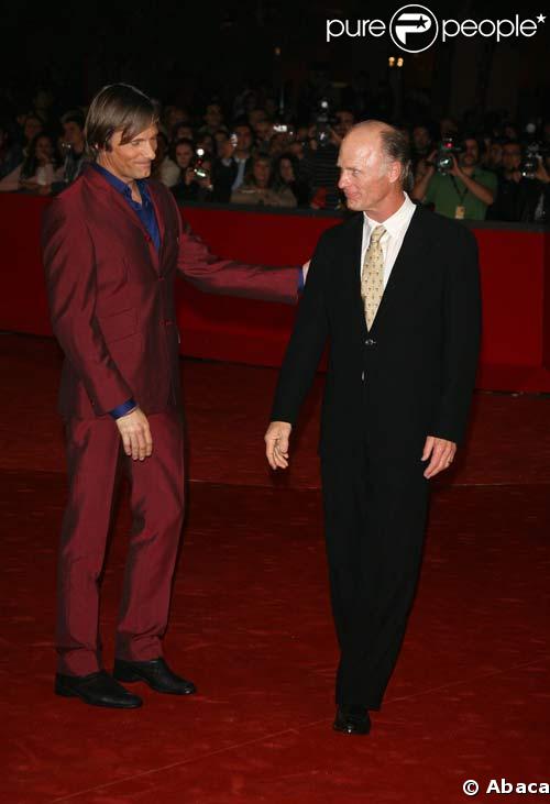 Ed Harris et Viggo Mortensen au Festival du Film de Rome, le 25/10/08