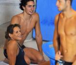Benjamin Stasiulis et Laure Manaudou