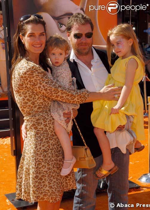 Brooke Shields en famille