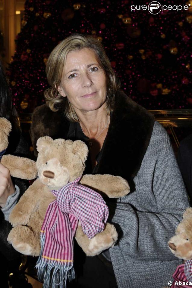 Claire Chazal lance les illuminations des Galeries Lafayette
