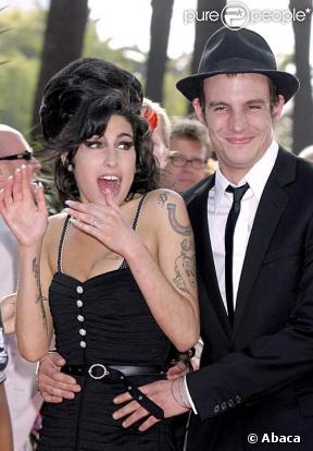 Amy Wineheouse et son mari Blake Fielder-Civil