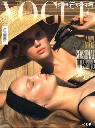 Claudia Schiffer pour Vogue Italie