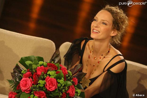 Uma Thurman à la télévision allemande !