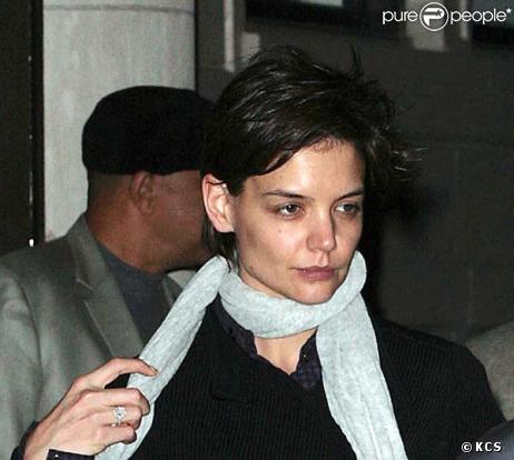 Katie Holmes très très fatiguée