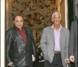 Jean-Paul Belmondo et son garde du corps