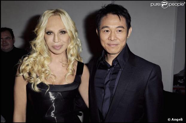 Donetella Versace et Jet Li