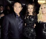 Donatella Versace, Jet Li et Allegra Versace