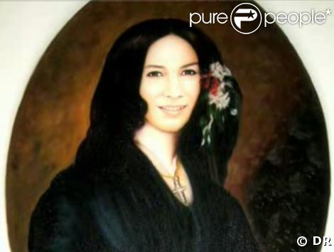 Marie Drucker en peinture
