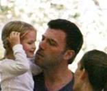 Jennifer Garner et Ben Affleck avec leur fille Violet