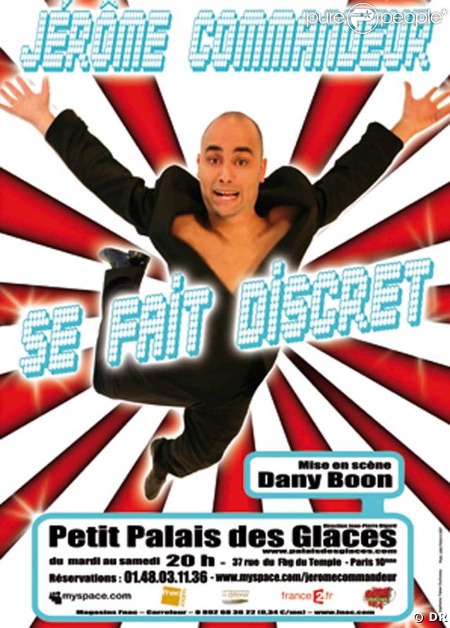 Affiche du one-man show de Jérôme Commandeur