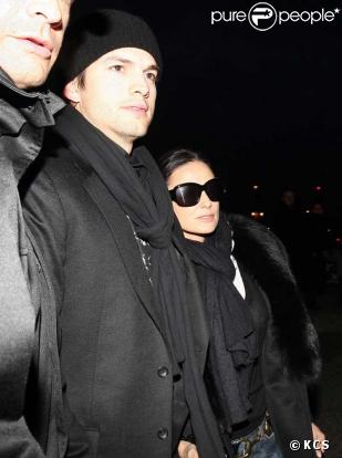 Ashton Kutcher et Demi Moore