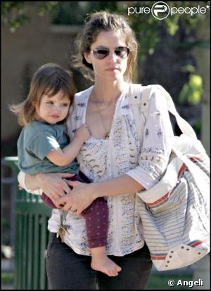 Amanda Peet et sa fille Frances Pen