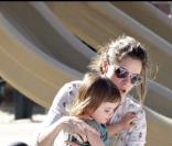 Amanda Peet et sa fille Frances Pen