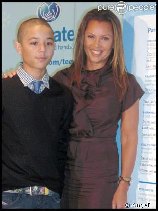 Vanessa Williams et son fils Hervey