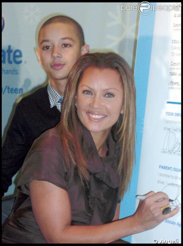 Vanessa Williams et son fils Hervey