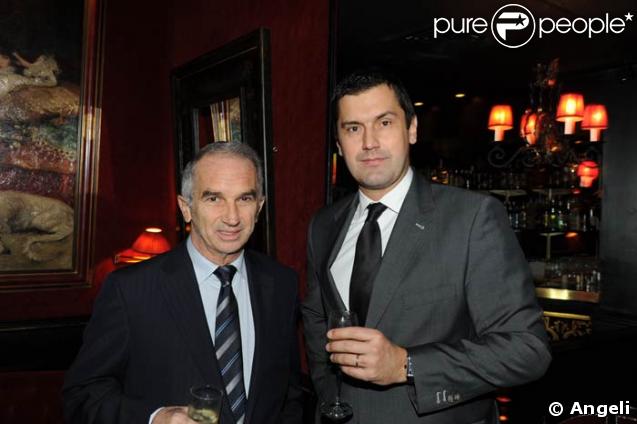 Alain Terzian et Yves Meylan, le directeur de Jaeger-LeCoultre