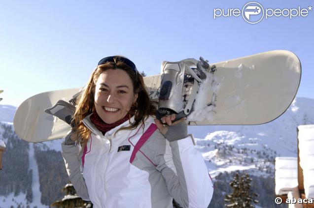 Shirley Bousquet, fan de surf, au Festival de la pub de Méribel