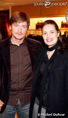 Benoît Magimel et Nikita à la soirée Tod's ''shopping de noël'', le 11/12/08
