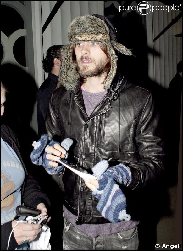 Jared Leto arrive au concert secret de The Cure