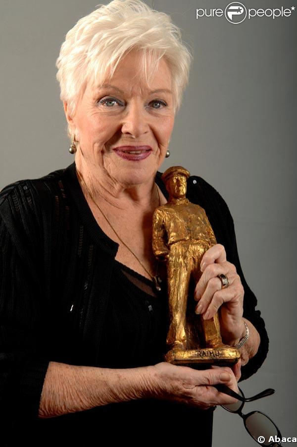 Line Renaud, récompensée l'année dernière par le Raimu de la meilleure actrice