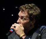 Coldplay en concert à Londres le 14 décembre 2008