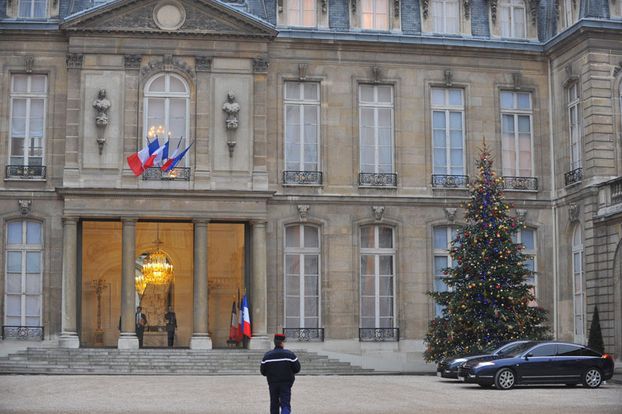 Le sapin de l'Elysée