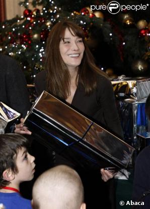 Carla et Nicolas... un beau Noël à l'Elysée !
