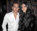 Nicole Scherzinger et Lewis Hamilton