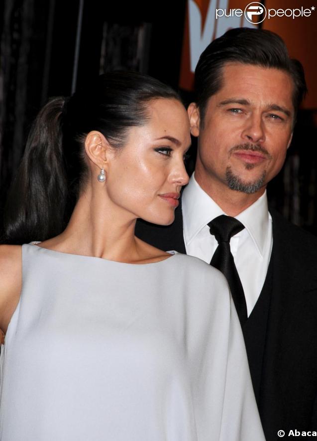 Angelina et Brad Pitt, plus amoureux que jamais hier soir à Santa Monica