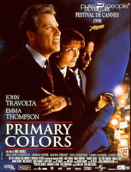 L'affiche du film Primary Colors de Mike Nichols 