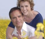 Anne Richard et son compagnon Fabien Lecoeuvre