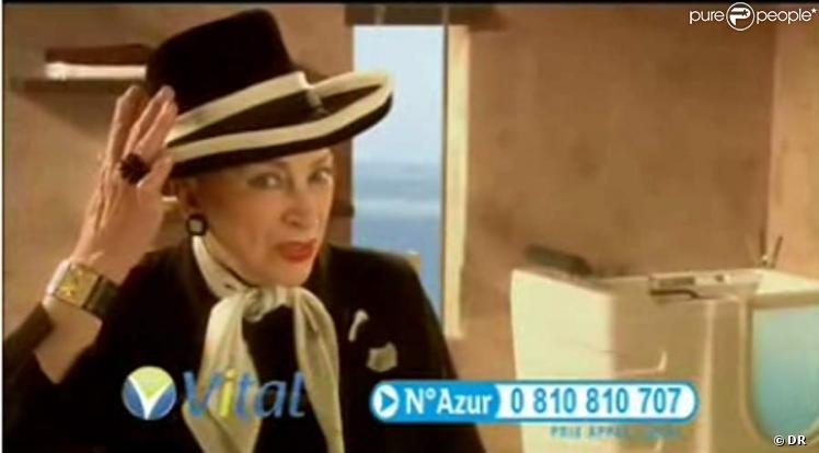 Geneviève de Fontenay dans la pub Séréna 