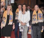 Stéphanie de Monaco, Robert Hossein et Candice Patou au 33e festival du cirque de Monte-Carlo, le 17/01/09