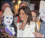 Stéphanie de Monaco rayonnante au 33e festival du cirque de Monte-Carlo, le 17/01/09
