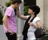 Kelly Osbourne et son boyfriend Luke Worrall.