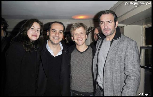 Alex Lutz, Louise Monot, François-Xavier Demaison et Jean Dujardin 