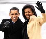 La first lady Michele Obama et Barack Obama