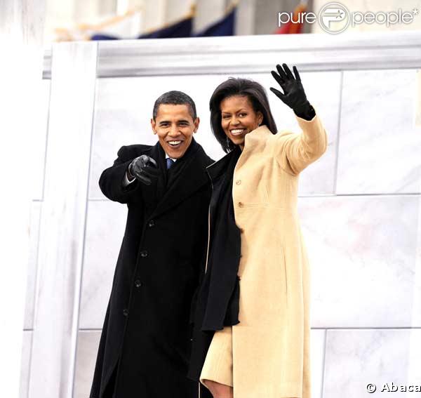 La first lady Michele Obama et Barack Obama