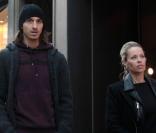 Zlatan Ibrahimovic et sa compagne Helena Seger à Milan